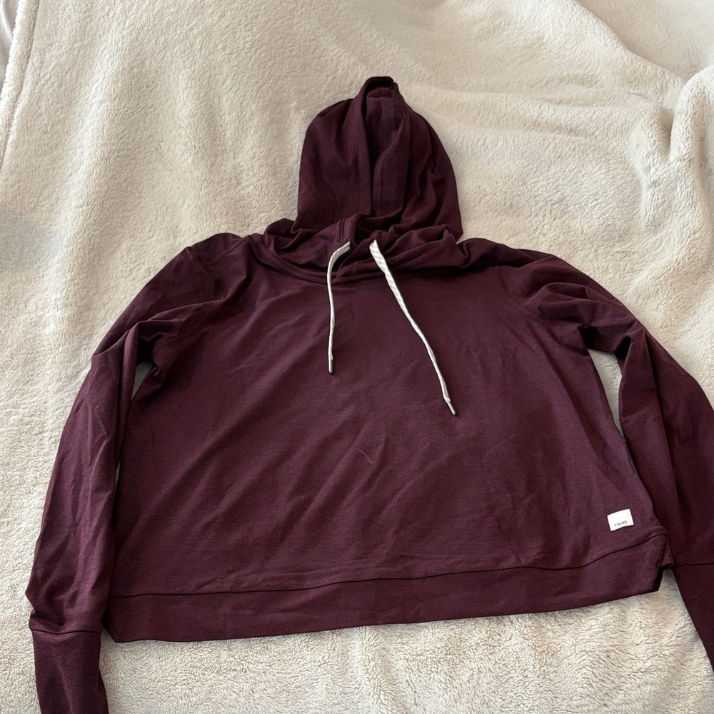Vuori Burgundy Hoodie